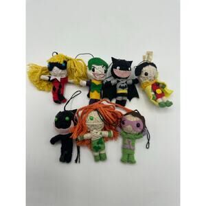 Voodoo Doll Keychain Lot – DC Comics Batman Villains & Heroes GUC
